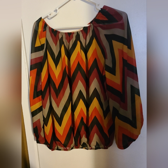 R Rouge Size 1X sheer top - Picture 1 of 5